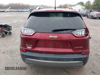2019 Jeep Cherokee Limited with VIN 1C4PJMDNXKD133952, listed as a IAAI auction lot 41944222 with 75,410 mi miles and . Bid and sale history available at DreamBid. Image 17.