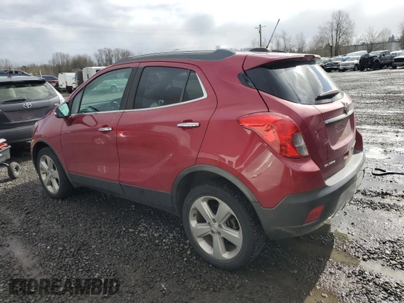 2016 Buick Encore with VIN KL4CJASB3GB734459, listed as a Copart auction lot 46485095 with 116,043 mi miles and Salvage Title. Bid and sale history available at carsss.com. Image 2.