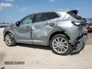 2024 Buick Envision Avenir with VIN LRBFZSE44RD058379, listed as a Copart auction lot 52585945 with 2,284 mi miles and Salvage Title. Bid and sale history available at carsss.com. Image 2.