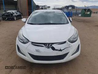 2015 Hyundai Elantra SE with VIN 5NPDH4AE1FH596078, listed as a Copart auction lot 52985755 with 95,758 mi miles and Salvage title. Bid and sale history available at DreamBid. Image 5.