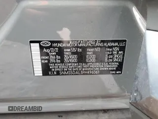 2023 Hyundai Santa Fe Calligraphy z VIN 5NMS5DAL3PH496061, wystawiony jako Copart lot #50381655 z przebiegiem 5 053 mil mil oraz Szkoda całkowita • Salvage title. Historia ofert i sprzedaży dostępna na DreamBid. Obrazek 15.