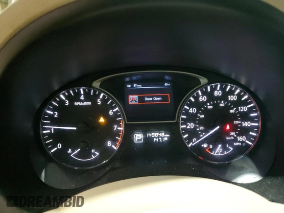 2013 Nissan Altima 2.5 S with VIN 1N4AL3AP7DN582573, listed as a Copart auction lot 54749735 with 149,848 mi miles and Salvage Title. Bid and sale history available at carsss.com. Image 9.