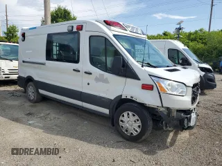 2017 Ford Transit z VIN 1FDYR2CM3HKB43264, wystawiony jako Copart lot #84093524 z przebiegiem 224 380 mil mil oraz Szkoda całkowita • Salvage title. Historia ofert i sprzedaży dostępna na DreamBid. Obrazek 4.
