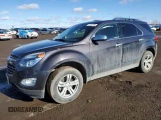 2016 Chevrolet Equinox LTZ with VIN 2GNFLGE36G6314919, listed as a Copart auction lot 47137295 with 121,965 mi miles and Salvage Title. Bid and sale history available at carsss.com. Image 1.