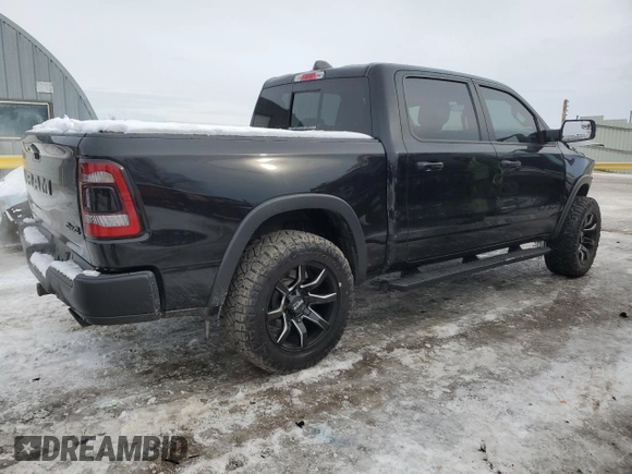 2019 Ram 1500 Rebel z VIN 1C6SRFLT1KN915220, wystawiony jako Copart lot #87608625 z przebiegiem 75 136 mil mil oraz Szkoda całkowita • Salvage title. Historia ofert i sprzedaży dostępna na DreamBid. Obrazek 3.