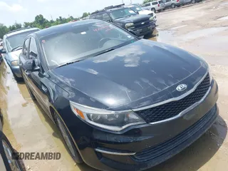 2018 Kia Optima LX with VIN 5XXGT4L39JG266653, listed as a IAAI auction lot 42599870 with 108,758 mi miles and . Bid and sale history available at DreamBid. Image 1.