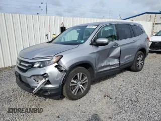 2018 Honda Pilot EX-L with VIN 5FNYF6H53JB055338, listed as a Copart auction lot 64315925 with 81,484 mi miles and Salvage title. Bid and sale history available at DreamBid. Image 1.