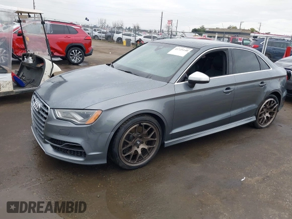 2015 Audi S3 2.0T Prestige with VIN WAUFFGFF3F1062733, listed as a IAAI auction lot 41725140 with 106,815 mi miles. Bid and sale history available at carsss.com. Image 17.