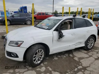2014 Audi Q5 Premium Plus z VIN WA1LFAFP7EA111596, wystawiony jako Copart lot #54942955 z przebiegiem Nie podano mil oraz Szkody całkowita. Historia ofert i sprzedaży dostępna na DreamBid. Obrazek 1.