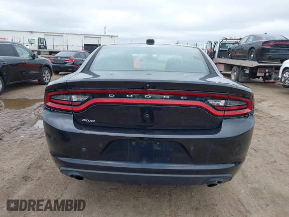 2018 Dodge Charger Police with VIN 2C3CDXKT4JH323762, listed as a IAAI auction lot 42184867 with 107,575 mi miles and . Bid and sale history available at carsss.com. Image 17.