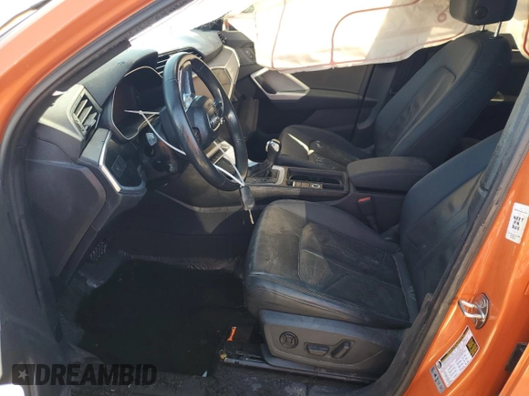 2021 Audi Q3 Premium with VIN WA1AUCF35M1124724, listed as a Copart auction lot 47537175 with Not provided miles and Non repairable. Bid and sale history available at DreamBid. Image 7.