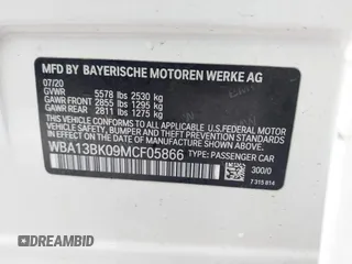 2021 BMW 5 Series M550i xDrive z VIN WBA13BK09MCF05866, wystawiony jako IAAI lot #41574859 z przebiegiem 37 822 mil mil oraz . Historia ofert i sprzedaży dostępna na DreamBid. Obrazek 9.