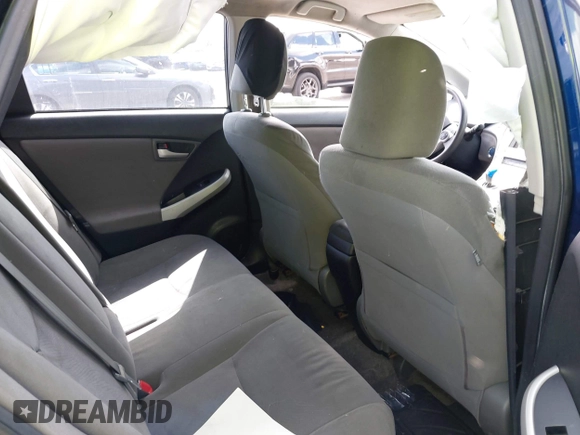 2012 Toyota Prius One with VIN JTDKN3DU2C1548699, listed as a IAAI auction lot 41920367 with 329,812 mi miles. Bid and sale history available at carsss.com. Image 8.
