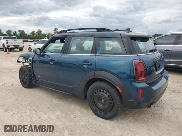 2022 MINI Countryman Cooper S with VIN WMZ83BR05N3N36893, listed as a Copart auction lot 71615954 with 37,695 mi miles and Salvage title. Bid and sale history available at DreamBid. Image 2.