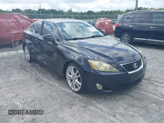 2006 Lexus IS 250 with VIN JTHBK262962002770, listed as a IAAI auction lot 42264229 with 294,844 mi miles and . Bid and sale history available at DreamBid. Image 3.