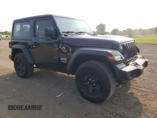 2018 Jeep Wrangler Sport with VIN 1C4GJXAN5JW180105, listed as a Copart auction lot 59057745 with 57,310 mi miles and Salvage title. Bid and sale history available at DreamBid. Image 4.