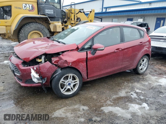 2017 Ford Fiesta SE with VIN 3FADP4EJ4HM169586, listed as a Copart auction lot 46549645 with 19,403 mi miles and Non Repairable. Bid and sale history available at DreamBid. Image 1.
