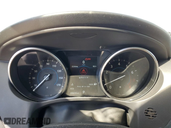 2017 Jaguar F-Pace 35t Premium with VIN SADCJ2BV1HA073273, listed as a Copart auction lot 50200855 with 98,235 mi miles and Salvage Title. Bid and sale history available at DreamBid. Image 9.