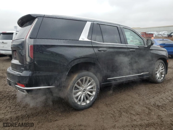 2021 Cadillac Escalade Premium Luxury with VIN 1GYS4CKL7MR349089, listed as a Copart auction lot 85086864 with 63,045 mi miles and Salvage Title. Bid and sale history available at carsss.com. Image 3.