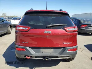 2016 Jeep Cherokee Trailhawk z VIN 1C4PJMBS0GW306317, wystawiony jako Copart lot #50572995 z przebiegiem Nie podano mil oraz Nie do naprawy • Non repairable. Historia ofert i sprzedaży dostępna na DreamBid. Obrazek 6.