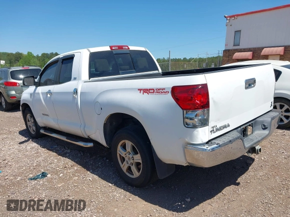 2007 Toyota Tundra SR5 with VIN 5TBRT54167S453554, listed as a IAAI auction lot 42037965 with 307,246 mi miles and . Bid and sale history available at DreamBid. Image 3.