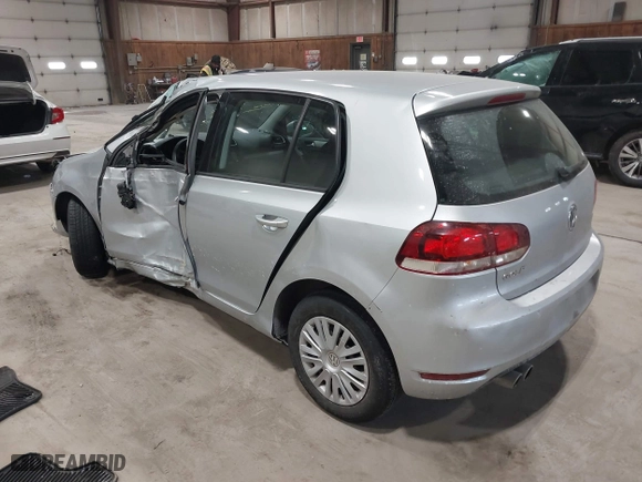 2010 Volkswagen Golf with VIN WVWDB7AJ9AW380191, listed as a IAAI auction lot 41649536 with 117,295 mi miles. Bid and sale history available at carsss.com. Image 3.