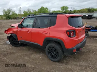 2018 Jeep Renegade Trailhawk с VIN ZACCJBCB7JPG76380, выставлен на аукционе Copart как лот 56914355 с пробегом 74 612 миль миль и Списание • Salvage title. История ставок и продаж доступна на DreamBid. Изображение 2.