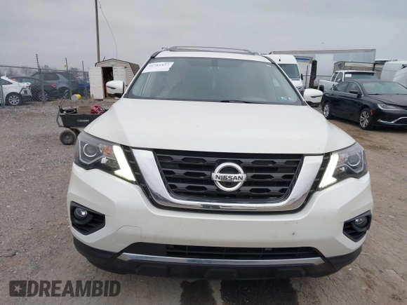2018 Nissan Pathfinder SV with VIN 5N1DR2MM5JC659204, listed as a IAAI auction lot 41781827 with 65,835 mi miles and . Bid and sale history available at DreamBid. Image 12.