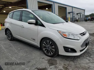 2017 Ford C-Max Energi Titanium with VIN 1FADP5FU0HL107666, listed as a Copart auction lot 68457924 with 103,996 mi miles and Salvage Title. Bid and sale history available at carsss.com. Image 4.