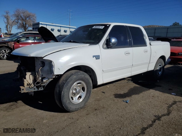 2001 Ford F-150 SuperCrew XLT with VIN 1FTRW07L11KD63578, listed as a Copart auction lot 86533574 with 0 mi miles and Clean Title. Bid and sale history available at carsss.com. Image 1.
