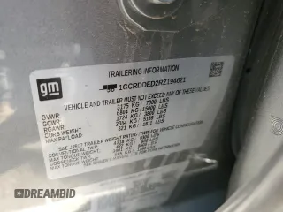 2024 Chevrolet Silverado 1500 LT with VIN 1GCRDDED2RZ194621, listed as a Copart auction lot 49255315 with Not Provided miles and Salvage Title. Bid and sale history available at DreamBid. Image 12.