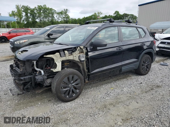 2022 Volkswagen Taos S с VIN 3VVCX7B21NM065851, выставлен на аукционе Copart как лот 54902265 с пробегом 25 187 миль миль и Списание • Salvage title. История ставок и продаж доступна на DreamBid. Изображение 1.