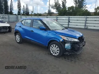2022 Nissan Kicks S z VIN 3N1CP5BVXNL498820, wystawiony jako Copart lot #86065314 z przebiegiem 38 609 mil mil oraz Szkoda całkowita • Salvage title. Historia ofert i sprzedaży dostępna na DreamBid. Obrazek 4.