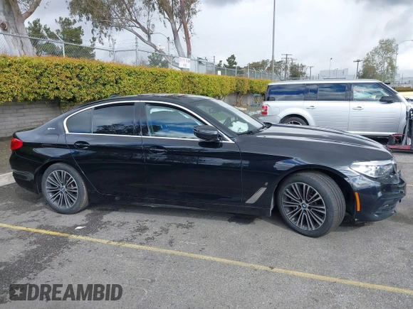 2019 BMW 5 Series 530e with VIN WBAJA9C52KB399480, listed as a IAAI auction lot 41714228 with 90,435 mi miles and . Bid and sale history available at DreamBid. Image 13.