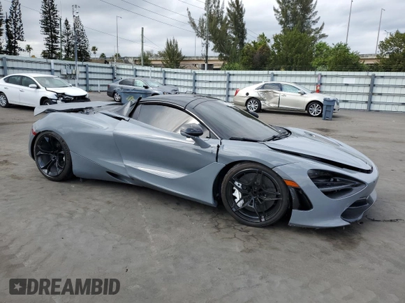 2022 McLaren 720S z VIN SBM14FCA4NW006444, wystawiony jako Copart lot #45854525 z przebiegiem Nie podano mil oraz Szkody całkowita. Historia ofert i sprzedaży dostępna na DreamBid. Obrazek 4.