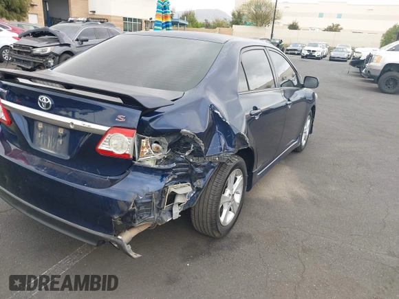 2013 Toyota Corolla L with VIN 5YFBU4EE1DP095964, listed as a IAAI auction lot 42055025 with 166,826 mi miles. Bid and sale history available at carsss.com. Image 6.