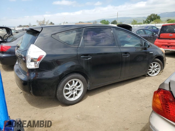 2013 Toyota Prius Two with VIN JTDZN3EU5D3234208, listed as a Copart auction lot 53671595 with 205,775 mi miles and Salvage Title. Bid and sale history available at carsss.com. Image 3.