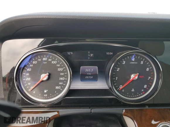 2019 Mercedes-Benz E 450 with VIN WDDZH6JB6KA671808, listed as a Copart auction lot 49857245 with 99,709 mi miles and Salvage Title. Bid and sale history available at DreamBid. Image 9.
