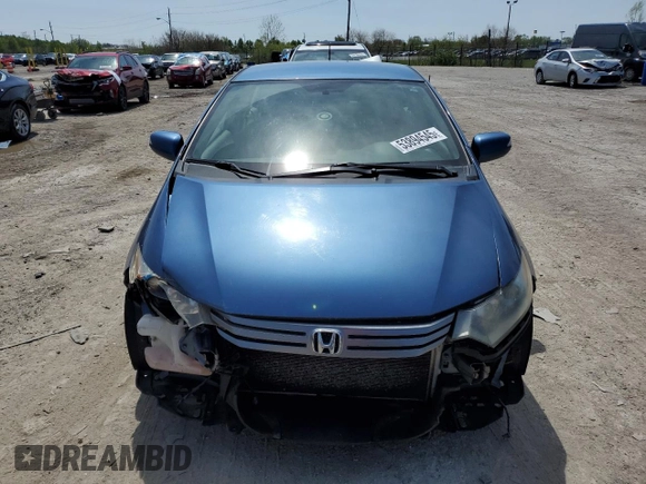 2010 Honda Insight EX with VIN JHMZE2H75AS008122, listed as a Copart auction lot 53894545 with 171,926 mi miles and Salvage title. Bid and sale history available at DreamBid. Image 5.