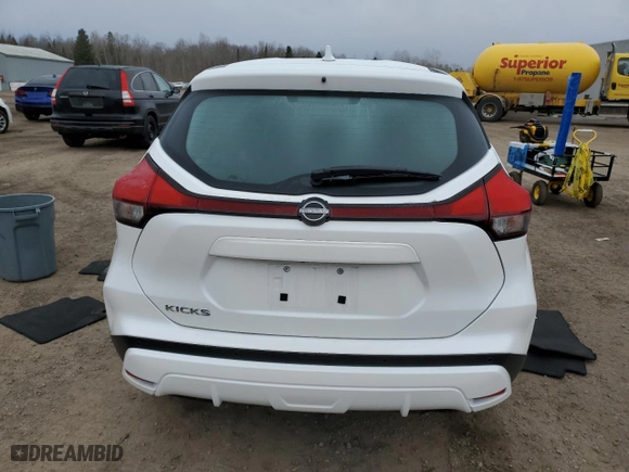 2024 Nissan Kicks S with VIN 3N1CP5BVXRL482333, listed as a Copart auction lot 50947165 with 40,574 mi miles and Clean Title. Bid and sale history available at carsss.com. Image 6.