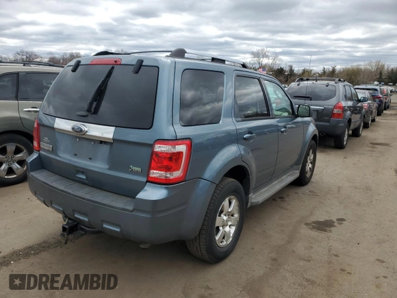 2011 Ford Escape Limited with VIN 1FMCU9EGXBKB51054, listed as a Copart auction lot 53447125 with 133,342 mi miles and Salvage Title. Bid and sale history available at DreamBid. Image 3.