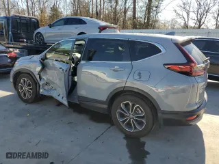 2021 Honda CR-V EX-L with VIN 5J6RW1H89MA014334, listed as a Copart auction lot 43514695 with 52,018 mi miles and Salvage Title. Bid and sale history available at carsss.com. Image 2.