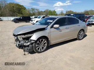 2013 Honda Accord Sport with VIN 1HGCR2F51DA075602, listed as a Copart auction lot 50465775 with 99,089 mi miles and Salvage Title. Bid and sale history available at DreamBid. Image 1.
