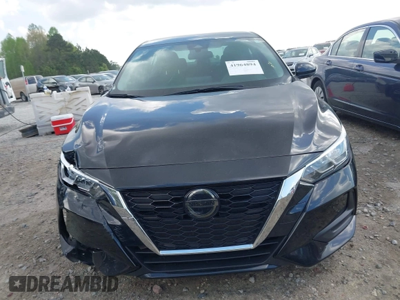 2020 Nissan Sentra SV with VIN 3N1AB8CV6LY245189, listed as a IAAI auction lot 41964894 with 53,400 mi miles. Bid and sale history available at carsss.com. Image 12.