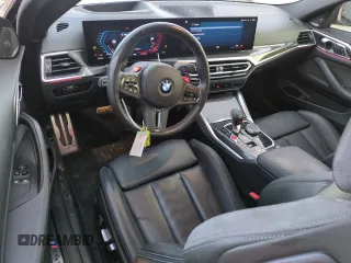 2024 BMW M4 Competition xDrive with VIN WBS43AZ01RCN32279, listed as a Copart auction lot 83444934 with 12,878 mi miles and Salvage Title. Bid and sale history available at carsss.com. Image 8.