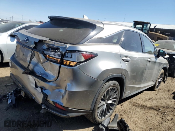 2022 Lexus RX with VIN 2T2YGMDA3NC085014, listed as a Copart auction lot 48057004 with 17,312 mi miles. Bid and sale history available at carsss.com. Image 3.
