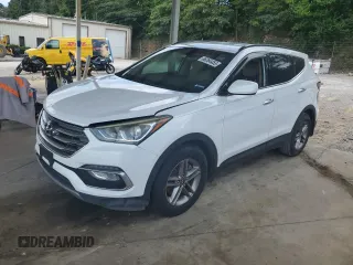 2017 Hyundai Santa Fe 2.4L with VIN 5NMZU3LB8HH027078, listed as a Copart auction lot 66384455 with 186,861 mi miles and Clean title. Bid and sale history available at DreamBid. Image 1.