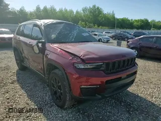 2024 Jeep Grand Cherokee Limited с VIN 1C4RJKBG8R8586598, выставлен на аукционе Copart как лот 54183065 с пробегом 4 962 миль миль и Списание • Salvage title. История ставок и продаж доступна на DreamBid. Изображение 14.