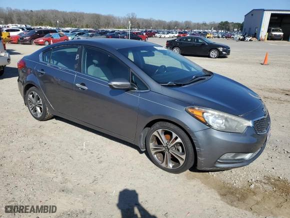 2015 Kia Forte EX with VIN KNAFX4A84F5380681, listed as a Copart auction lot 48704325 with 129,296 mi miles and Clean Title. Bid and sale history available at carsss.com. Image 5.