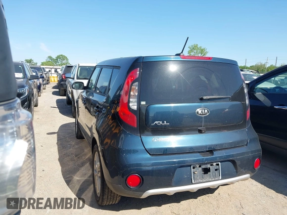 2017 Kia Soul + with VIN KNDJP3A56H7418240, listed as a IAAI auction lot 42040695 with 127,824 mi miles. Bid and sale history available at carsss.com. Image 3.